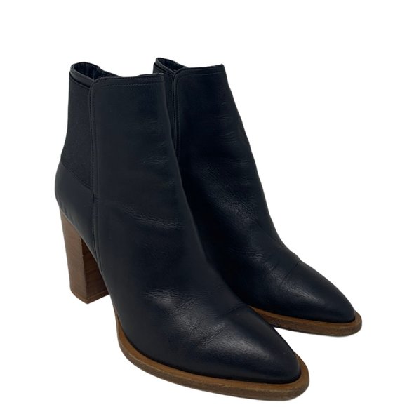 Vince Shoes - Vince Ellen Black Ankle High Heel Boots US Size 7